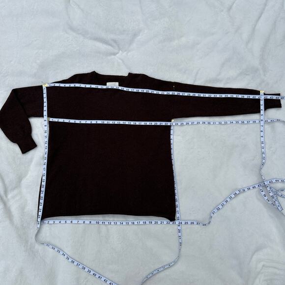 Lauren Manoogian Base Crewneck Sweater Long Sleeve Soil Brown Size 3 Large NWT - Picture 9 of 16